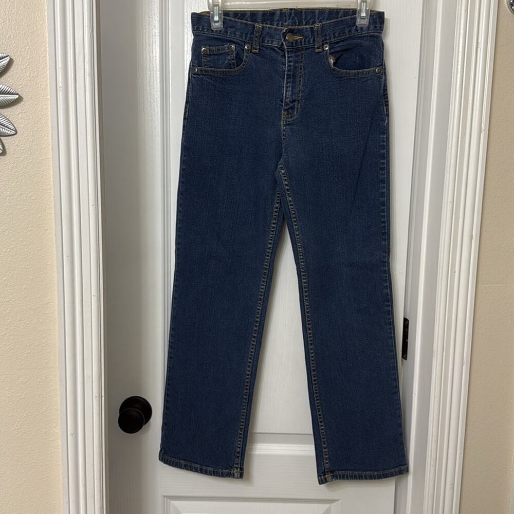 Conation boys straight blue Jean denim adjustable inside waist size 14 H